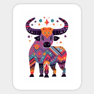 Celestial Taurus Zodiac Design Sticker